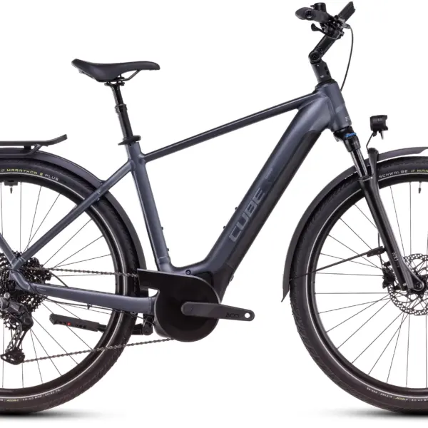 Cube Touring Hybrid Pro 625 gris métallisé et chrome (2025)