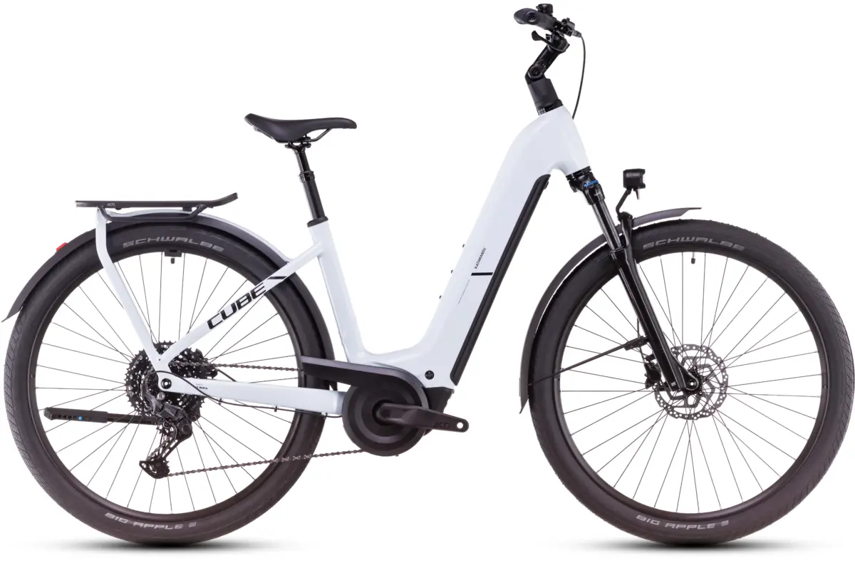 Cube Kathmandu Hybrid ONE 800 Easy Entry blanc polaire et noir (2025) – Image 1