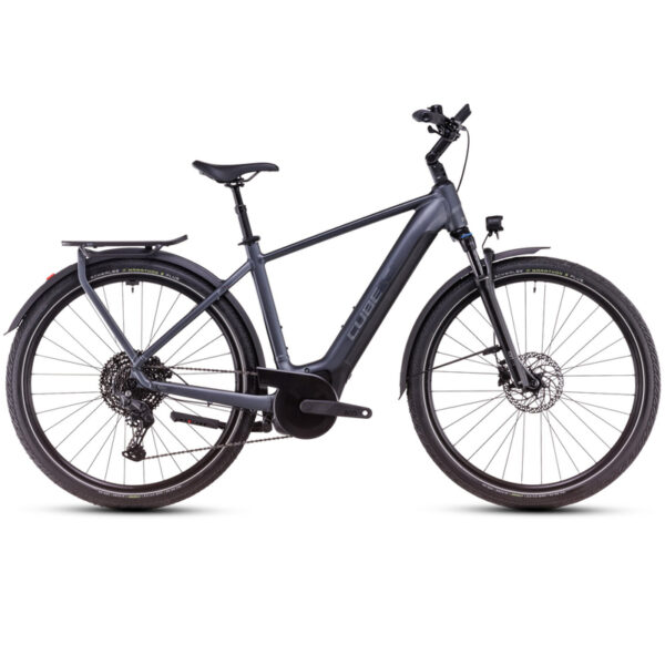 Cube Touring Hybrid Pro 625 gris métallisé et chrome (2025)