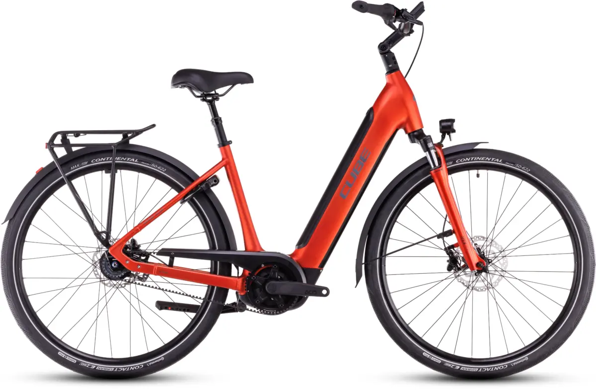 Cube Supreme RT Hybrid Deluxe EX 625 Easy Entry fireorange´n´lunar (2025) – Image 1