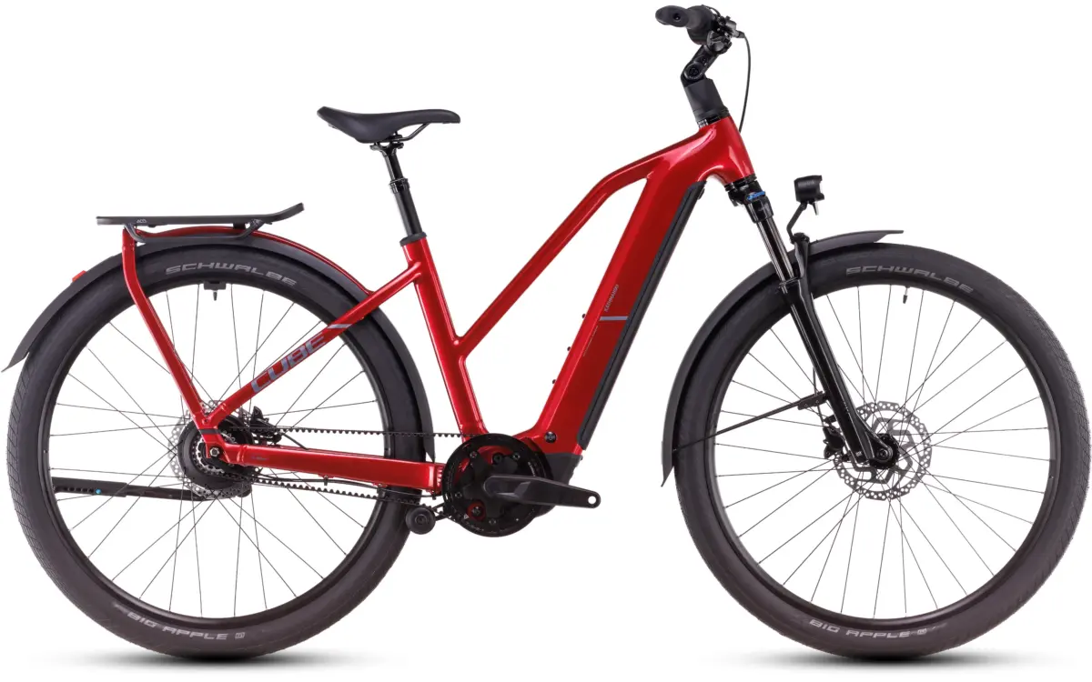 Cube Kathmandu Hybrid Comfort Pro 800 Trapez électriquered´n´red (2025) – Image 1