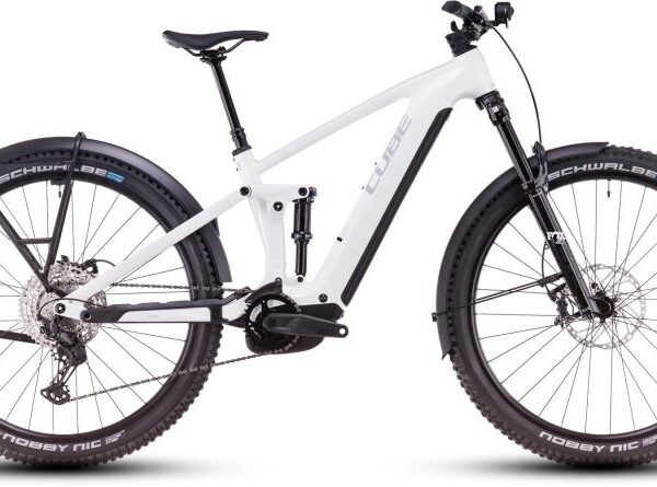 Cube Stereo Hybrid ONE44 EXC 800 Allroad blanc métallisé et noir (2025)