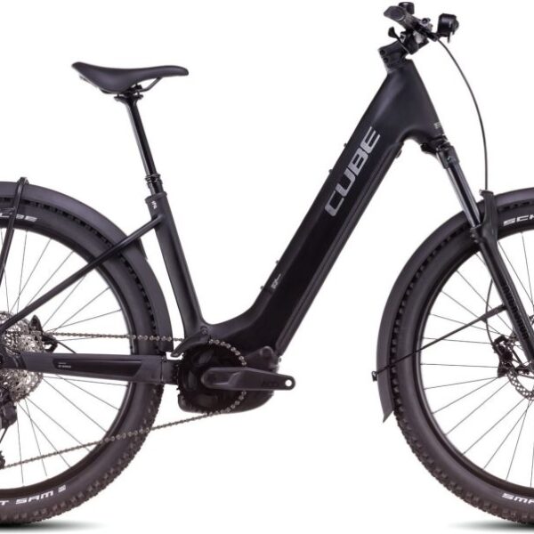Cube Reaction Hybrid Race 800 Allroad Easy Entry noir et métal (2025)
