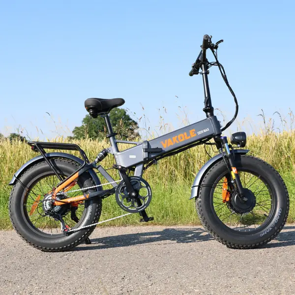 Vakole CO20 Max 750W*2 Double Moteur 20" Fat Bike Électrique Pliant avec Capteur de Couple 960Wh Batterie
