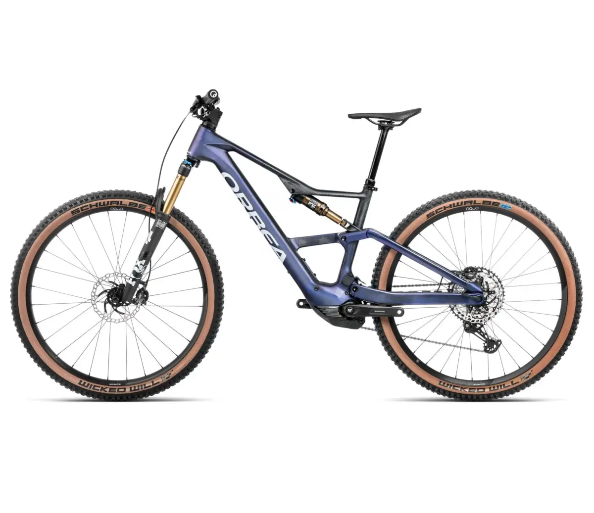 Orbea RISE SL M10 630W Tanzanite Carbon View - Carbone Brut – Image 4