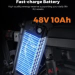 Engwe T14 250W 14" Mini Vélo électrique Pliable 48V 10Ah Batterie – Image 12