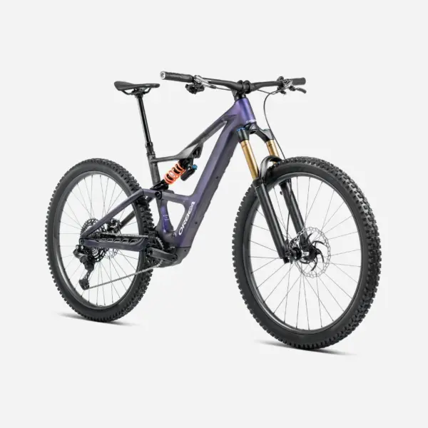 Orbea RISE SL M10 630W Tanzanite Carbon View - Carbone Brut