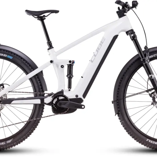 Cube Stereo Hybrid ONE44 EXC 800 Allroad blanc métallisé et noir (2025)
