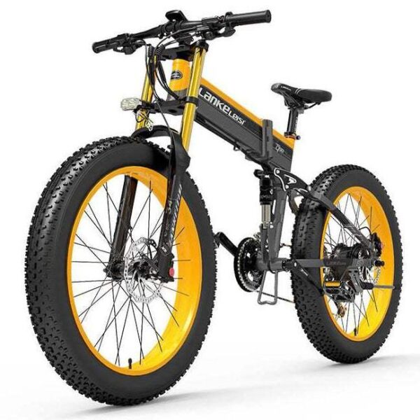 Lankeleisi XT750 Plus 1000W 26" Fat Bike VTT électrique Pliable 17.5Ah Batterie avec Double Couronne Fourche  (137)