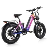 CMACEWHEEL V20 750W 20" Fat Bike électrique avec Capteur de Couple 960Wh SUV E-bike – Image 3