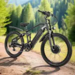 CMACEWHEEL AL26 MAX 500W*2 Moteur Double VTT Électrique 26" 816Wh EMTB Batterie 48V 17Ah – Image 4