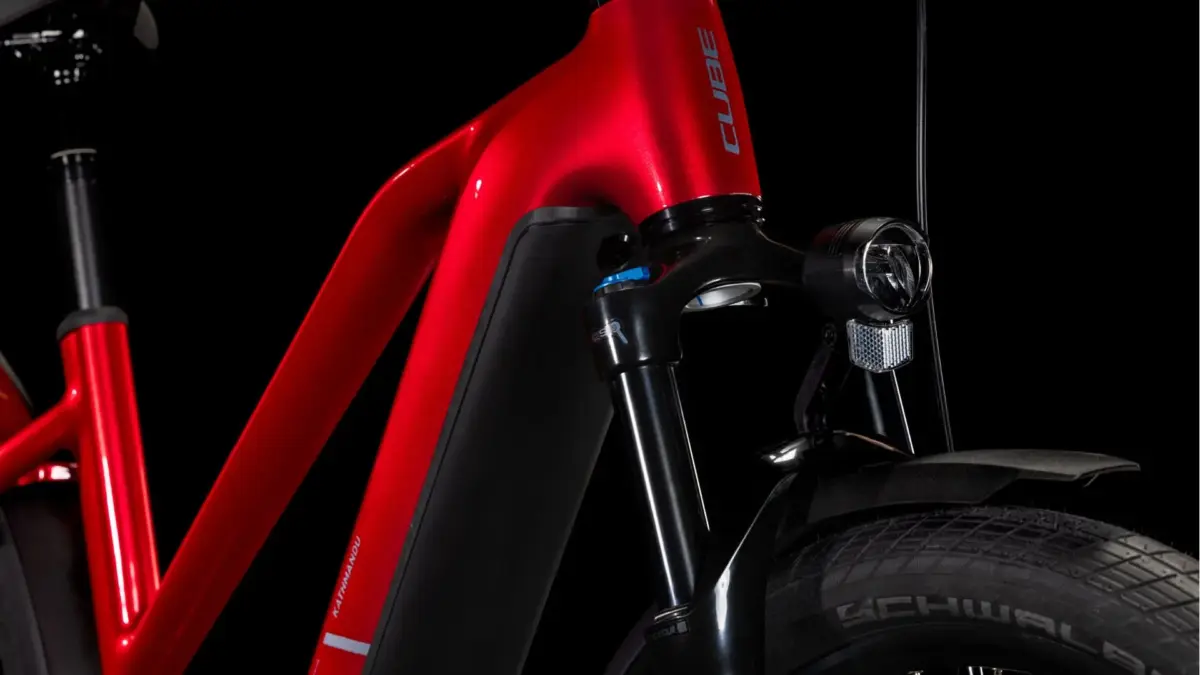 Cube Kathmandu Hybrid Comfort Pro 800 Trapez électriquered´n´red (2025) – Image 2