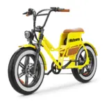 Hidoes C8 750W 20" Fat Bike 816Wh Vélo Électrique 48V 17AH Batterie – Image 5