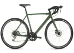 Vélo de course Gravelbike 28'' „G3006" Cadre Aluminium vert 14 vitesses ADORE
