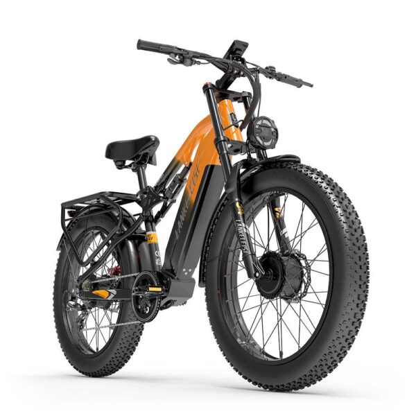 Lankeleisi MG800 MAX 1000W*2 26" Fat Bike Bimoteur VTT électrique 20Ah Samsung batterie E-MTB