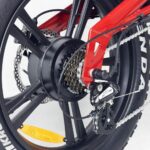Hidoes B6 MAX 1200W 20" Fat Bike Vélo électrique 48V 15AH Batterie – Image 5