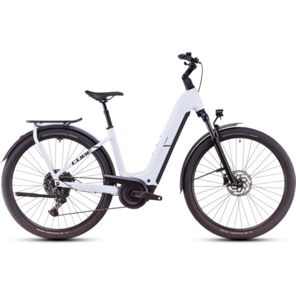 Cube Kathmandu Hybrid ONE 800 Easy Entry blanc polaire et noir (2025)