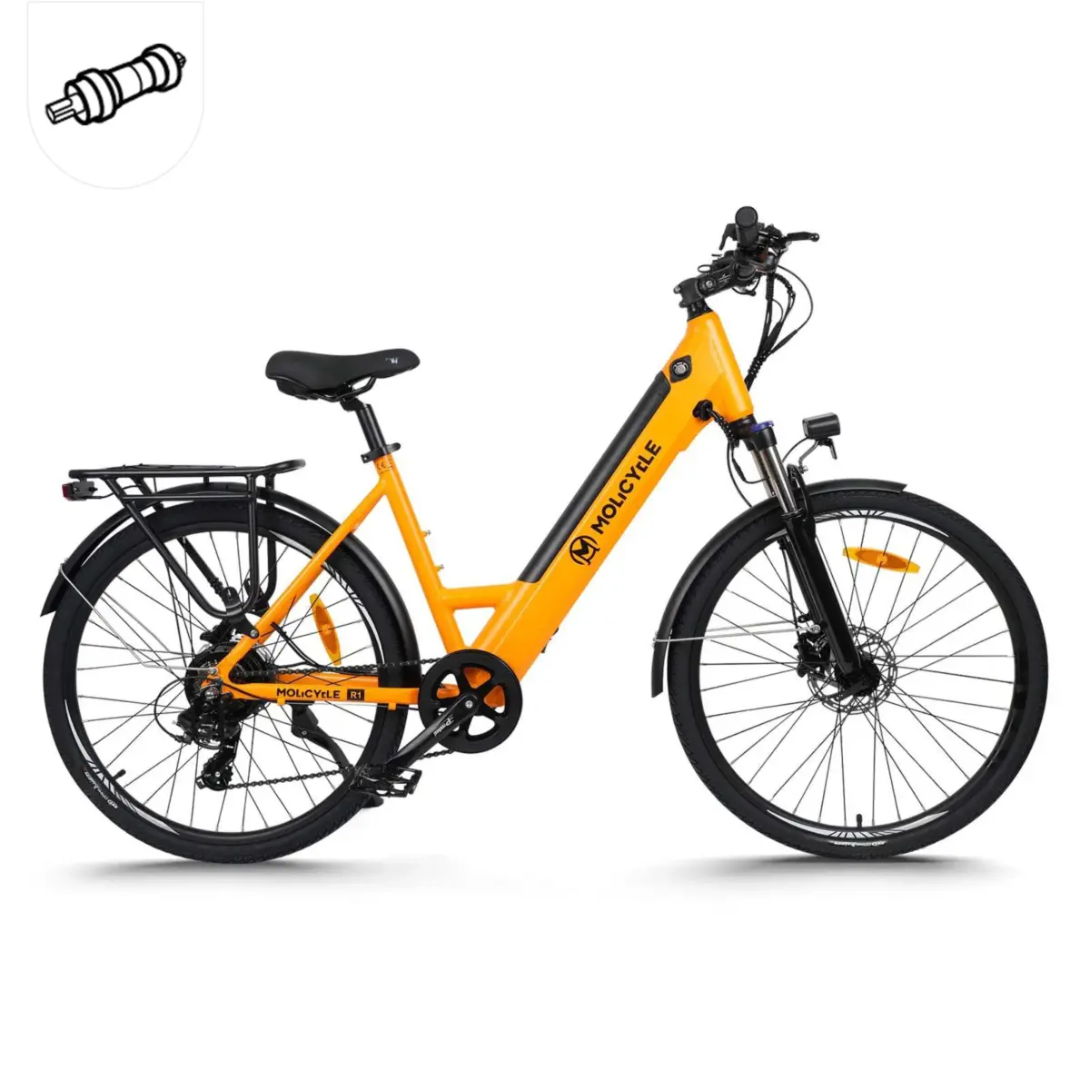 Molicycle R1 250W 26" VTC Électrique 532Wh Vélo Urbain 14.5Ah Support APP – Image 2