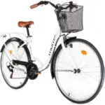 MOMA BIKES - Vélo de ville - City Classic 28" - Aluminium SHIMANO - 18 vitesses