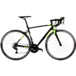 MONZA TEAM 28"x550, 2X11 Vitesses, Cadre noir MATT, Noir-Neon vert