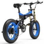 Lankeleisi X3000 Plus 1000W 20" Fat Bike VTT électrique Pliable 17.5Ah Batterie avec Double Couronne Fourche – Image 3