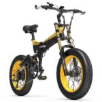 Lankeleisi X3000 Plus 1000W 20" Fat Bike VTT électrique Pliable 17.5Ah Batterie avec Double Couronne Fourche – Image 5