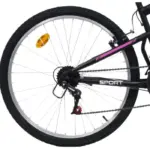 Vélo VTT 26'' Tout Suspendu Femme - Cadre Suspendu - Fourche télescopique - 18 Vitesses - Freins V-Brake – Image 5