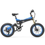 Lankeleisi X3000 Plus 1000W 20" Fat Bike VTT électrique Pliable 17.5Ah Batterie avec Double Couronne Fourche – Image 9