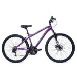 Velo VTT Huffy Extent pour femmes 27,5" Semi-Rigide - Shimano 18 vitesses, violet brillant + noir