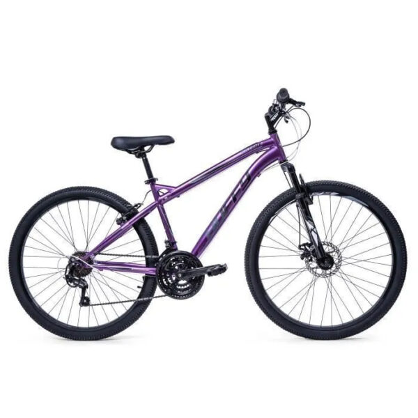 Velo VTT Huffy Extent pour femmes 27,5" Semi-Rigide - Shimano 18 vitesses, violet brillant + noir