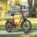 Engwe L20 SE 20" 250W Vélo électrique VTC Pliable 15.6Ah Batterie E-bike avec Cadre Ouvert – Image 16
