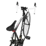 Hiland Vélo hybride urbain 28 pouces – Unisexe – Course urbaine �� Vélo de route – 14 vitesses – Cadre 530 mm – Noir – Image 3