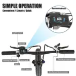 CMACEWHEEL T20 750W 20 "gros vélo électrique VTT Cargo e-bike batterie 17Ah – Image 2