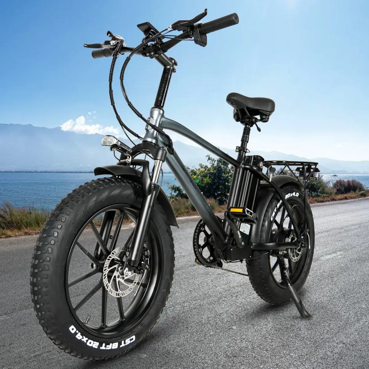 CMACEWHEEL T20 750W 20 "gros vélo électrique VTT Cargo e-bike batterie 17Ah – Image 5