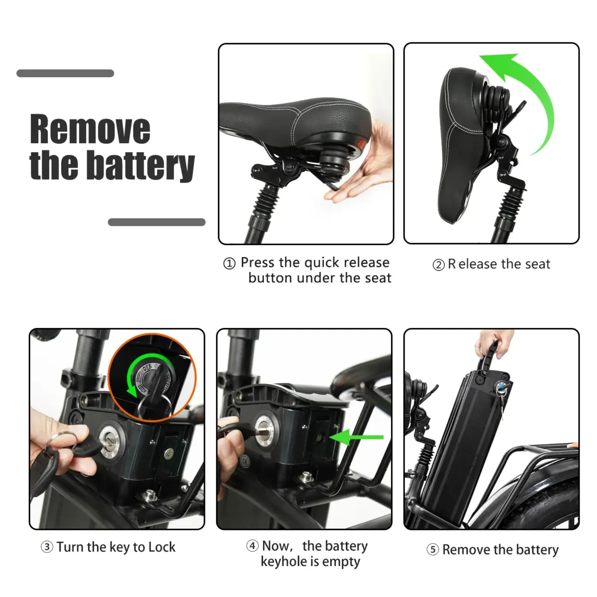CMACEWHEEL T20 750W 20 "gros vélo électrique VTT Cargo e-bike batterie 17Ah – Image 10