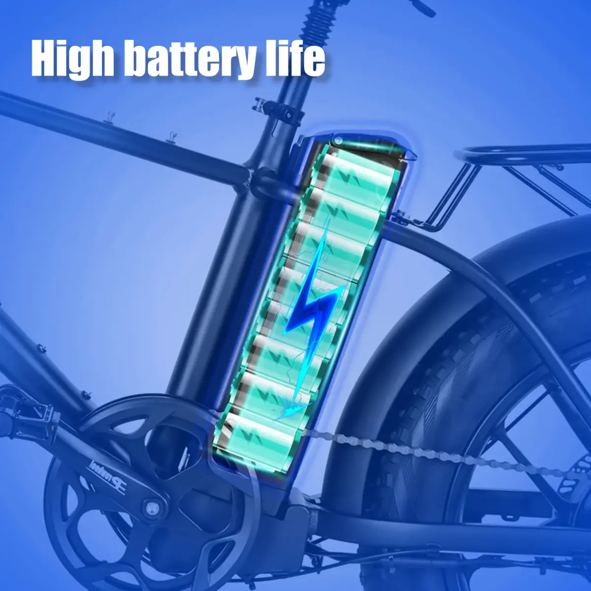 CMACEWHEEL T20 750W 20 "gros vélo électrique VTT Cargo e-bike batterie 17Ah – Image 11