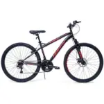 Velo VTT Huffy Extent pour hommes 27.5" Semi-Rigide - Shimano 18 vitesses - noir + rouge – Image 5