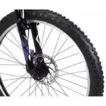 VTT Huffy Extent pour filles 24" - Suspension avant - Shimano 18 vitesses - violet – Image 4
