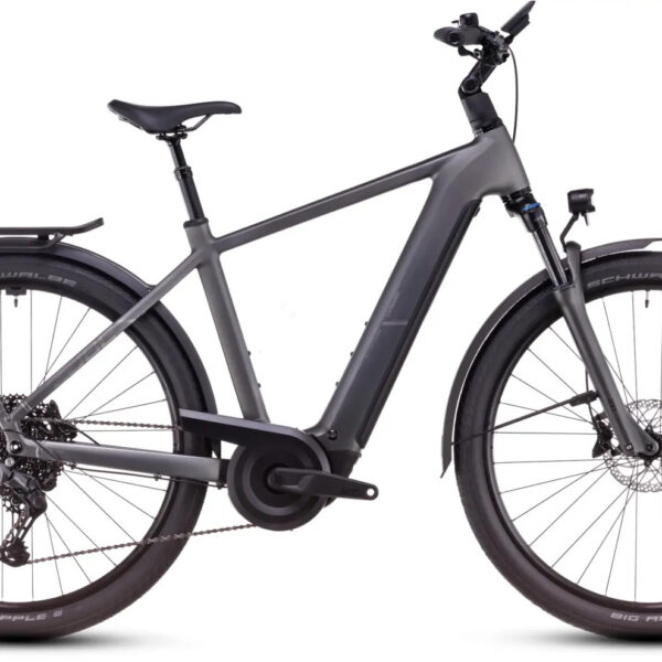 Cube Kathmandu Hybrid Pro 800 dalle gris et chrome (2025)