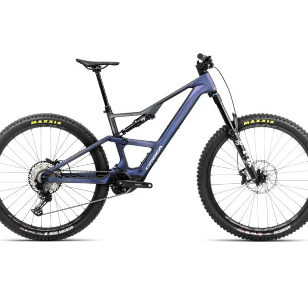 Orbea RISE LT M20 420W Tanzanite Carbon View - Carbone Brut